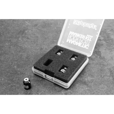 BittyDesign BD-BPMK10-B Body Post Marker Kit Schwarz für 1:10 Modelle
