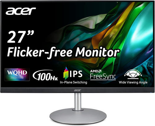 CB272U Ebmiiprx 27" WQHD 2560 X 1440 Home Office Monitor | AMD Freesync | 1Ms VR