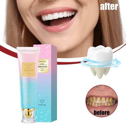 2PCS Natural Niacinamide Whitening Toothpaste Remove Teeth Stains Fresh Breath - Picture 8 of 15