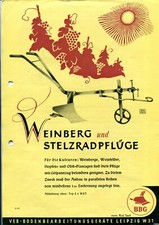 Progress BBG NRD IFA pługi do winnic i szczudła typ E 4 WST
