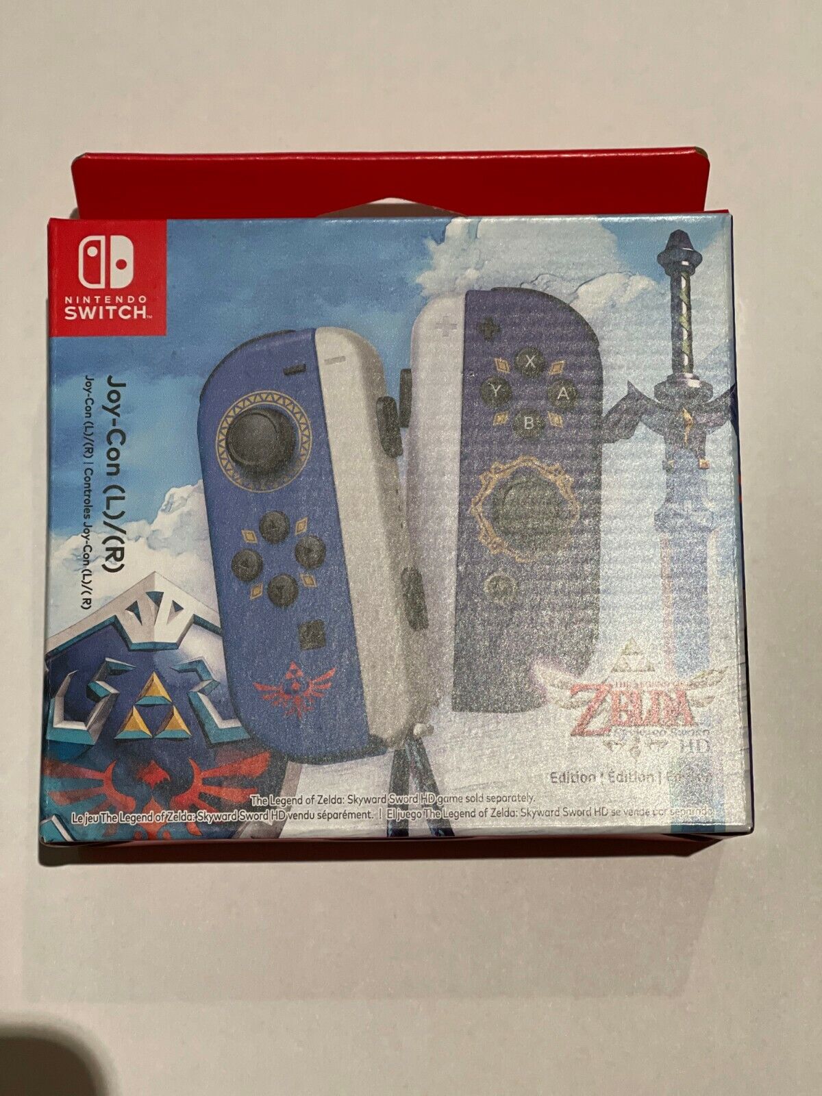 Controller JoyCon Nintendo Switch The Legend of Zelda Edition: Skyward  Sword HD