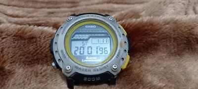 Vintage casio electro luminescence dw-285 alarm chrono watch