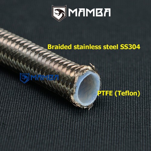 MAMBA Turbo Oil Feed Line Kit For Hyundai's Genesis 2.0T Coupe with Stock TD04L - Picture 2 of 2