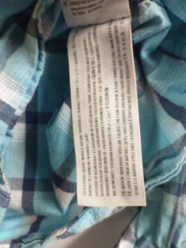 HOLLISTER Shirt Mens Medium Blue White Button Down Long Sleeve Casual Adult - Picture 4 of 7