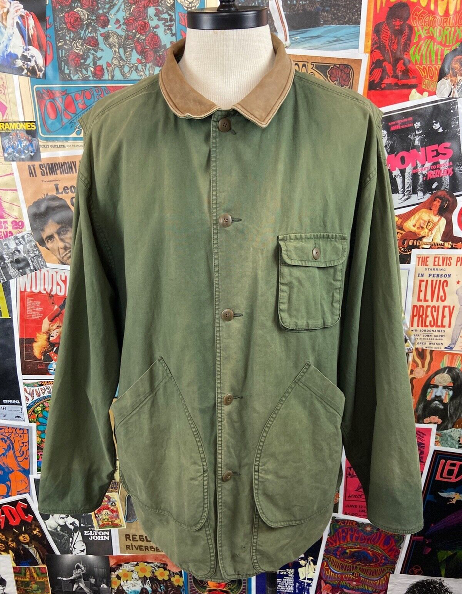 Vintage 90s Faded Green Banana Republic Safari Style Chore