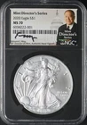2020 Silver Eagle NGC MS70 Mint Director's Series Edmund Moy Signed ✪COINGIANTS✪