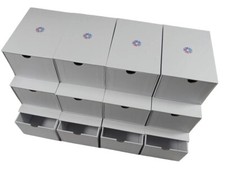 Extendable gift white box 6x4x3 high quality Christmas, Birthday events Set 12