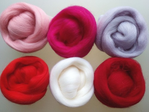 Assorted Colours *100% Merino Wool Tops for Wet & Dry Felting, Packs of 60 grams - Picture 228 of 250