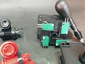 Bar top arcade parts build kit 2 4/8 joysticks 16 buttons jamma cable