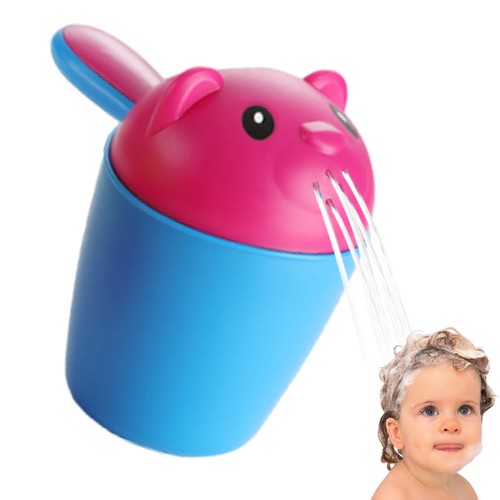 Baby Shampoo Rinse Cup with Ergonomic Handle Baby Bath Pour Cup for Boys Girls - Picture 4 of 15