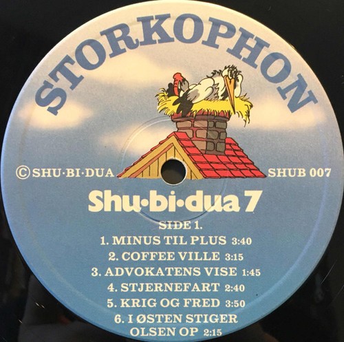 1980 COPENHAGEN DENMARK STORKOPHON RECORD SHUB BI DUA 7 POP ROCK VINYL IMPORT LP - Picture 4 of 7