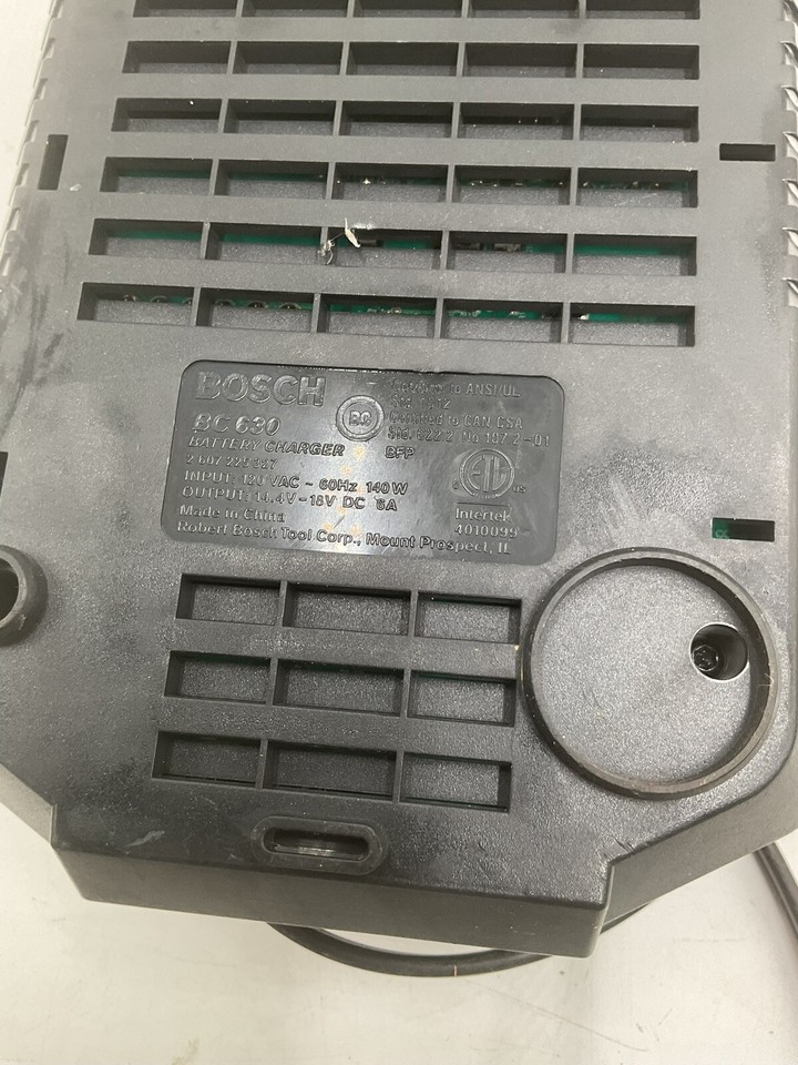 BOSCH BC630 14.418V 30 MINUTES LITHIUM BATTERY CHARGER eBay