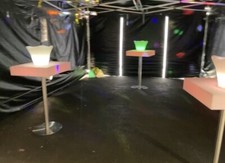 Led light up Tables For VIP Events Party Events Poseur (price is per table)