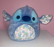 Squishmallows Disney Stitch Hawaiian Floral Belly and Ears 10