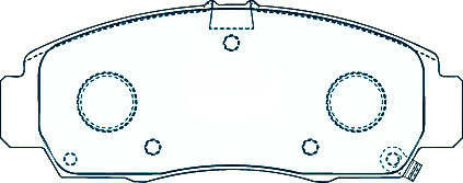 For Honda Legend 4D 2D Coupe 1999-2005 DB1393 Front Disc Brake Pads - Picture 2 of 2
