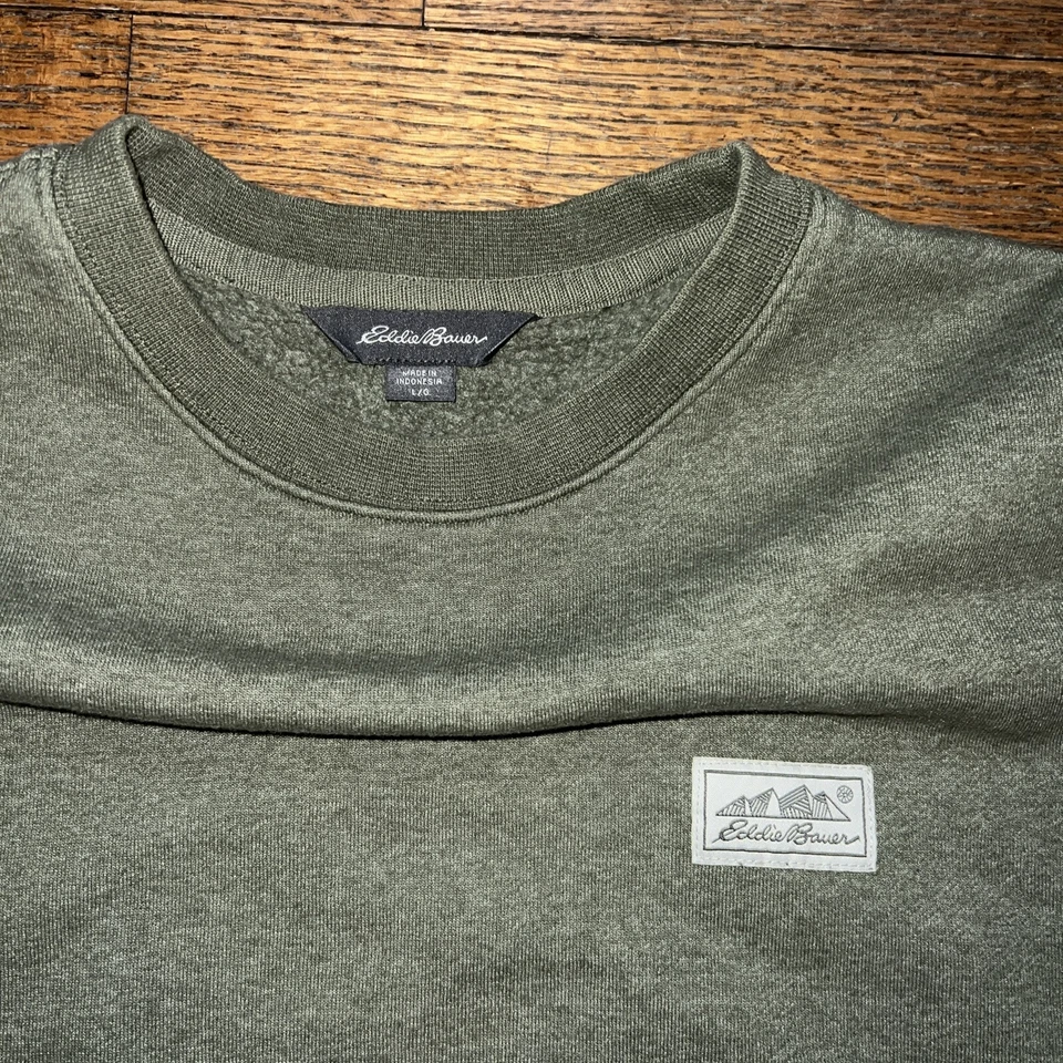 Eddie Bauer Men's Outdoor Heavyweight Crewneck Sweatshirt Large - Image 2 of 4