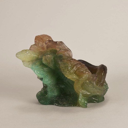 Escultura Pate de Glass titulada ""Serpent Vide Poche"" de Daum Glass - Imagen 7 de 10