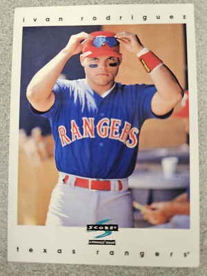 メジャーリーグ　カード　Ivan Rodriguez 1996 Score Ivan Rodriguez HOF Texas Rangers #203 NMMT | eBay