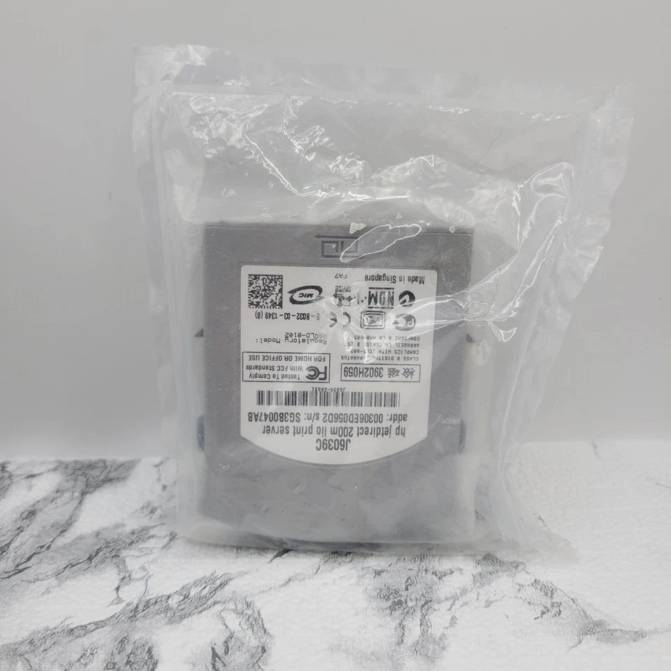 HP JetDirect Printer 200m LIO Print Server Internet Connector 10/100 Mbps J6039C - Image 3 of 4