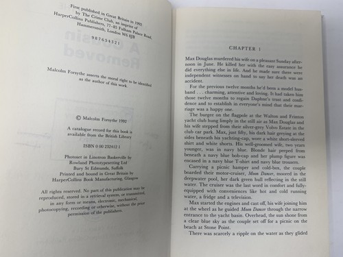 2 x Malcolm Forsythe Buch Lady / Cousin entfernt HB Collins Crime Club Konvolut - Bild 8 von 12