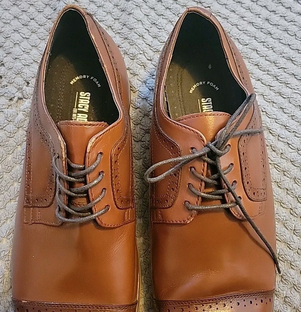 Stacy Adams Dickinson Cap Toe Oxfords Men\'s 7.5 Tan Brown‎ 24956-221 Stacy Adams Dickinson Cap Toe Oxfords, Tan | Dress Shoes  main image 4