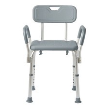 MEDLINE SHOWER CHAIR WITH ARMS AND BACK MODEL G2-100KHX1 350 LBS CAPACITY NEW