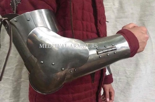Medieval Arm Bracers Armor Knight Warrior Pair of Hand Armor Larp Gift - Picture 1 of 5