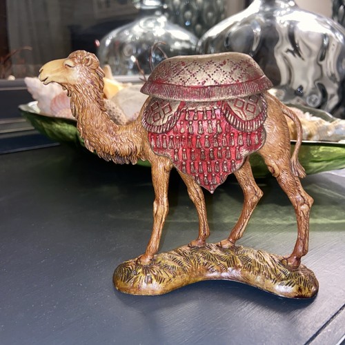 Landi Nativity Vintage Italy Hand Painted Plastic Christmas Camel King Joseph - Picture 9 of 9