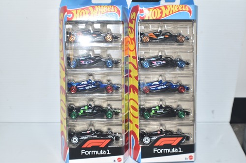 Hot Wheels 5 Pack Formula One F1 McLaren Alpine Red Bull Sauber Haas MIMB