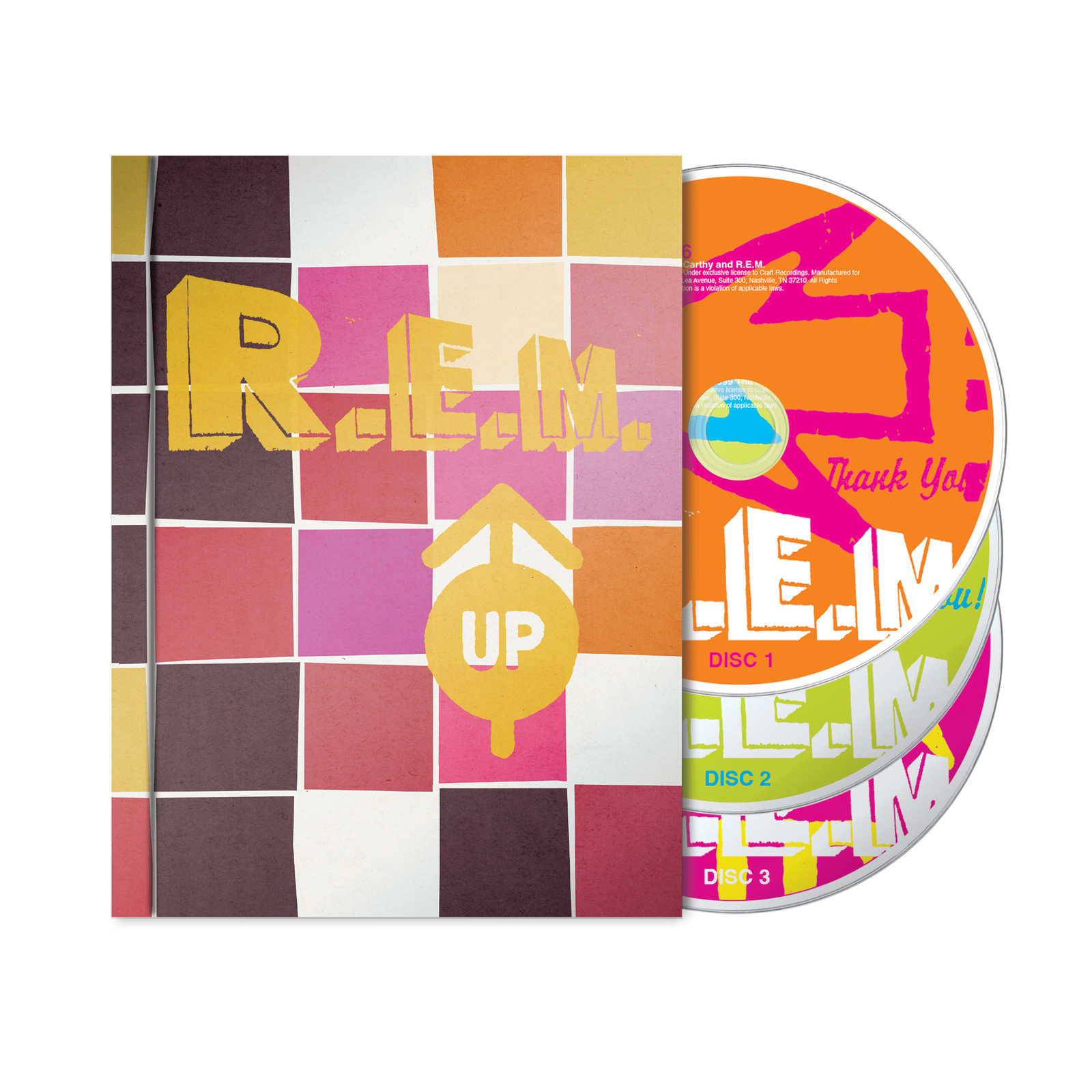 R.E.M. Up (CD) 25th Anniversary  Album with Blu-ray