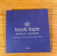 Brand New Boob Tape, Nipple Covers Sweat Proof Latex Free 3 Pairs Hypoallergenic