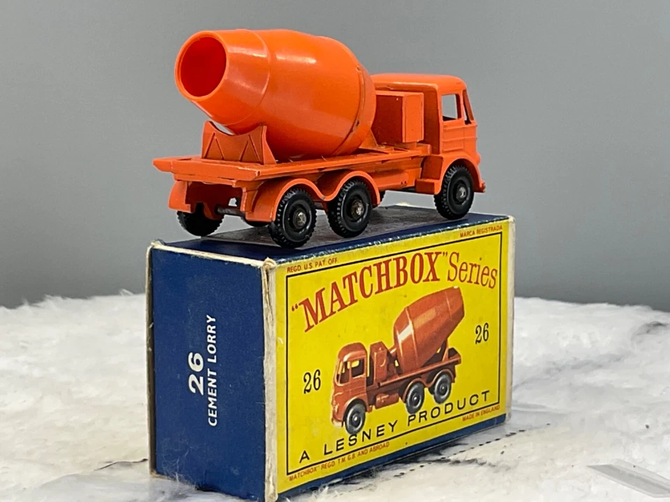 Camión Moko Lesney Matchbox 1961 #26B Foden Cement V,N, como nuevo en caja D2 todo original, Foto 4 de 4