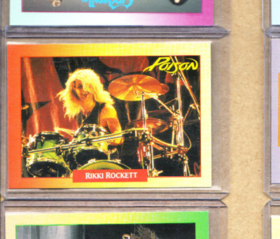 Poison-Trading Card-R Rockett-#132-Official Licensed-Authentic