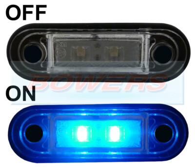 12V/24V FLUSH FIT WHITE/AMBER/RED/BLUE/GREEN LED MARKER 12V/24V FLUSH FIT WHITE/AMBER/RED/BLUE/GREEN LED MARKER