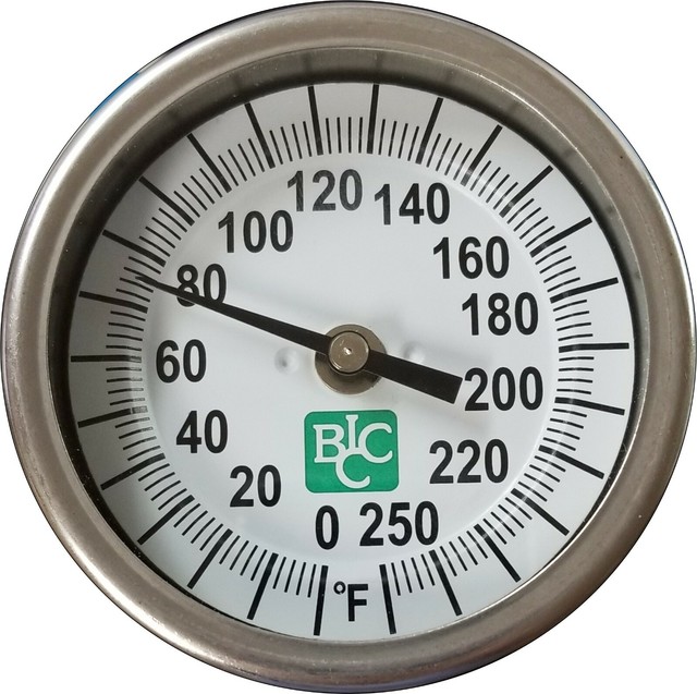 3" dial Brewing Beer Homebrew Thermometer with 6" stem 0/250 F eBay