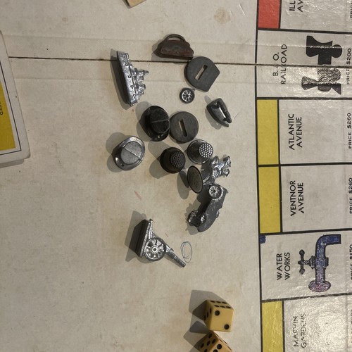 Monopoly  Game  Vintage  1940’s Era  Parker  Bros. - Picture 8 of 14