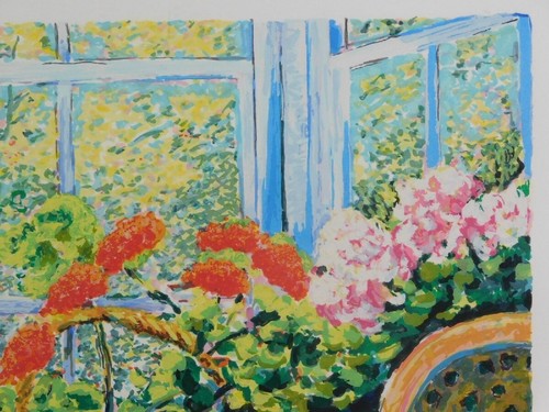 Guy Begin Original Lithograph Joy of Living Landscape Signed Print Framed - Picture 6 of 10