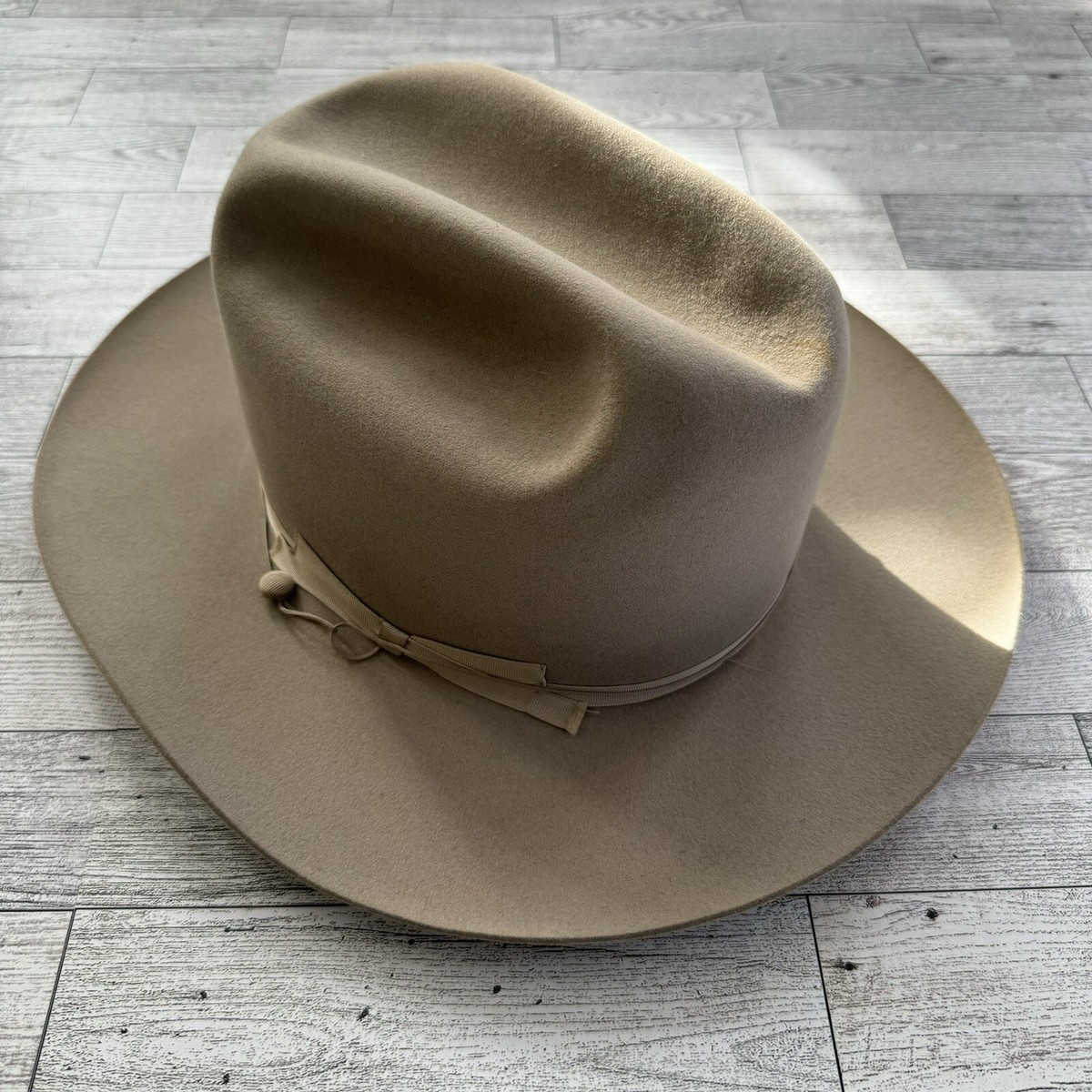Vintage 1950s Stetson Silverbelly 3XB Open Road Raw 3 Sz 6 7
