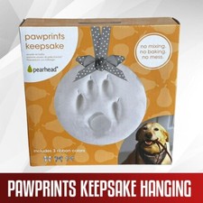 Pearhead Pet Dog or Cat DIY Pawprints Keepsake Hanging Ornament Kit  New in Box