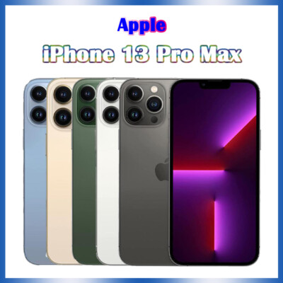 Neu Apple iPhone 13 Pro Max (5G) 128GB/256GB Ohne Vertrag Smartphone Handys 6.7''