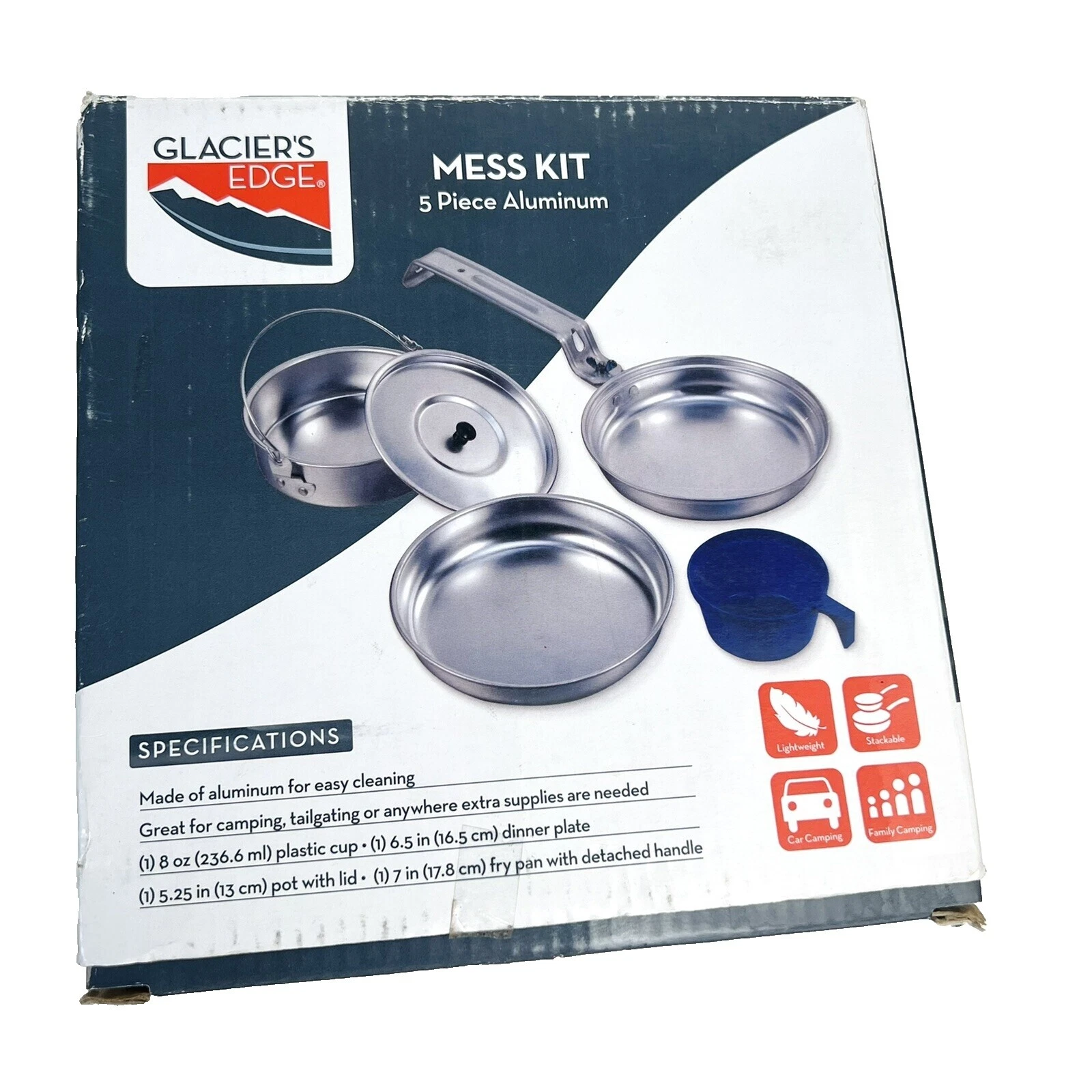 Utensilios de Cocina de Camping Stansport Aluminio Kit de desorden