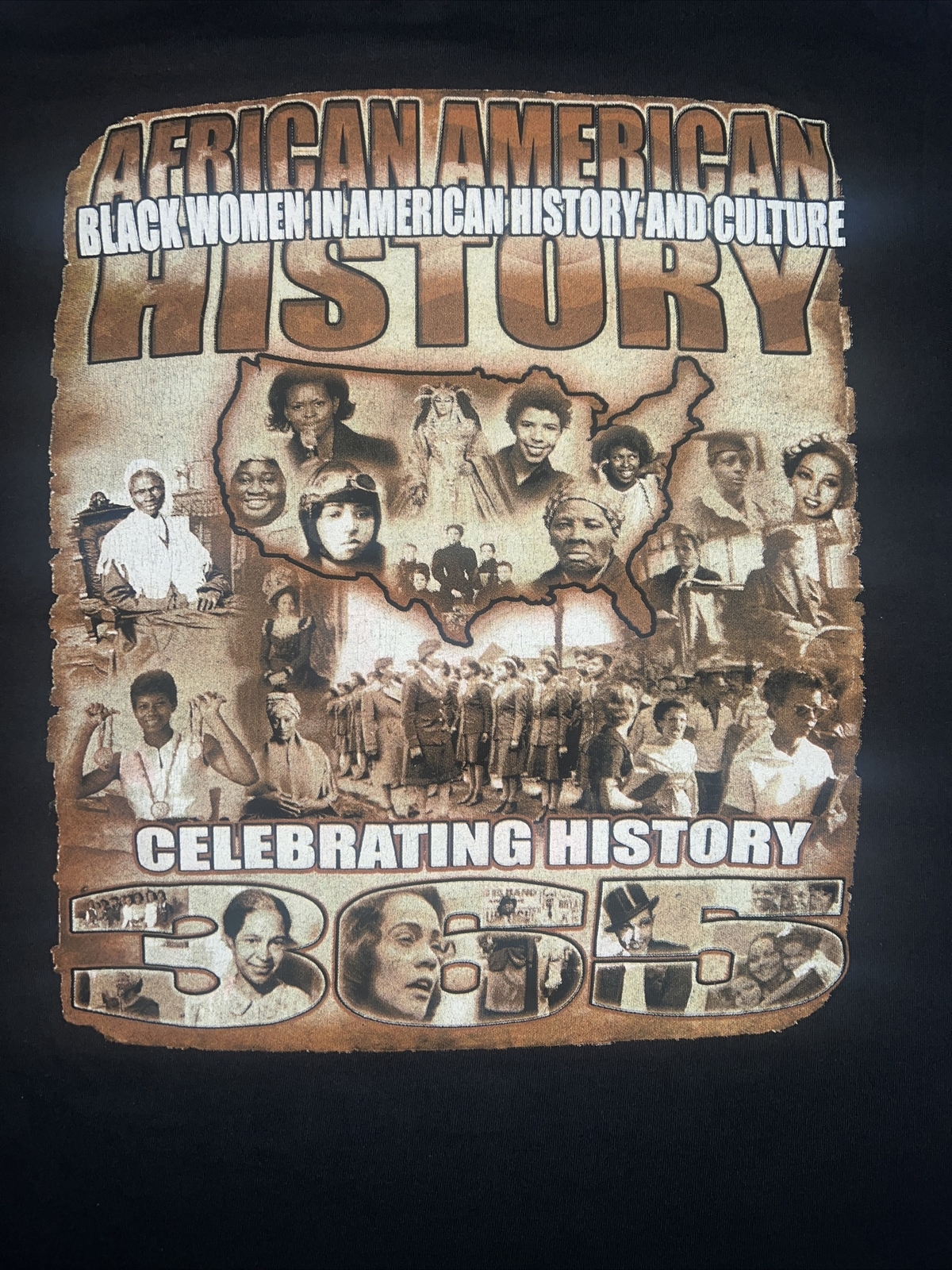 Vintage Black History Rap T-Shirt · Black Women in American History image 6