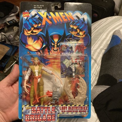 Marvel Comics X-men Lady Deathstrike Morphing Armor Battle Brigade Action Figure