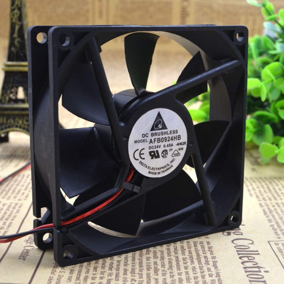 DELTA  AFB0924HB DC 24V 0.45A 9025 9CM Chassis Cooling Industrial Fan