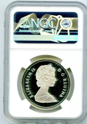 1989 S$1 CANADA MACKENZIE RIVER SILVER PROOF NGC PF68 ULTRA CAMEO