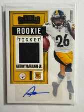K269,396- 2020 Panini Contenders Rookie Ticket Swatches #37 Anthony McFarland Jr