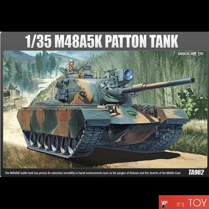 Academy 1/35 M48A5K PATTON Rok Army Battle Tank Plastic model Kit