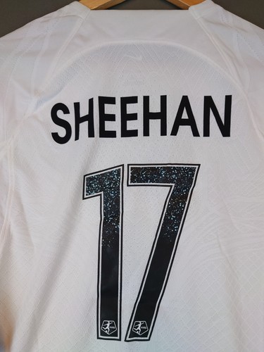 NWT Nike NY NJ Gotham Soccer Jersey #17 SHEEHAN White Shirt Kid's Size Large - Picture 14 of 14