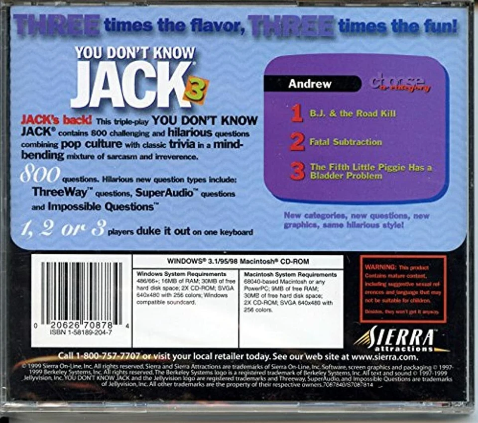 You Dont Know Jack Vol. 3 - Image 2 of 2