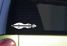 Dulcimer 8 inch long sticker mountain dulcimer decal sticker